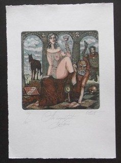 OLEG DERGACHOV Exlibris Akt