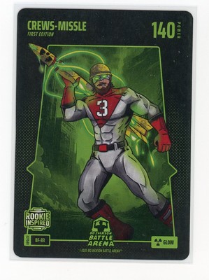 Bo Jackson Battle Arena GLOW BattleFoil BF-83 Crews Missile