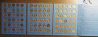 1941 - 1976 D Circulated & Uncirculated Wheat &Memorial Cents 88 Coins