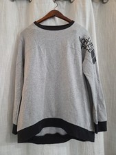 The North Face Shoulder Logo Womens Crew Sweatshirt Medium Outdoors Hiking.