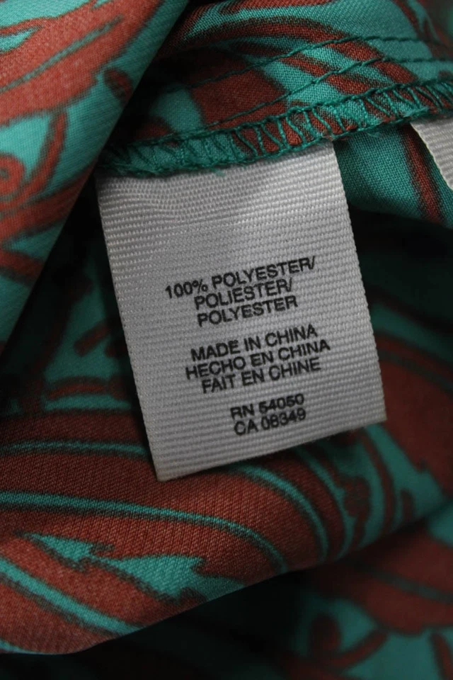 Romper Rachel Rachel Roy feminino estampa floral gola redonda sem mangas verde tamanho M - Imagem 4 de 4