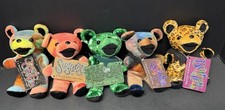 Vintage Grateful Dead Beanie Bear Collectible 5pc Lot 91 REUBEN EUC wTags
