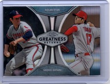 2019 Topps Chrome Greatness Returns Nolan Ryan Shohei Ohtani #GRE-3 HOF