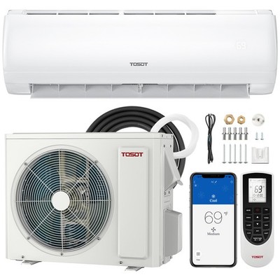 [Used] TOSOT 12,000 BTU Mini-Split Air Conditioner, Wifi, 20 SEER2 230V, R410A