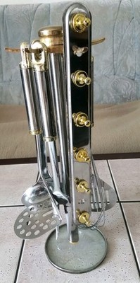 Küchenhelfer INOX Rostfrei STAINLESS verschiedene TEILE H: ca. 38 cm  :) 