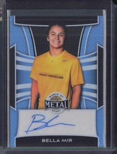 2025 Leaf Metal Women Of Sport Prismatic Platinum Bella Mir 4/8 Auto Autograph