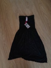 BNWT SIZE LARGE BLACK BANDEAU SUNDRESS
