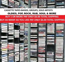 Oldies, Pop, Rock, R B, Soul  MORE Various Artists Cassette Tapes