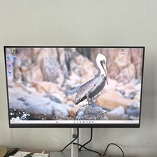 Dell 27" Computer Monitor 16:9 Aspect Ratio Silver Black Display Screen