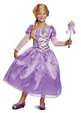 Disguise Disney Princess Rapunzel Tangled Deluxe Girls' Costume Purple, X-Small/