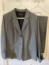 Lafayette 148 New York 2-piece Lightweight Gray Suit Size 8/10 with defect