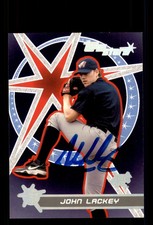 Signed Baseball Card Auto John Lackey 2001 Topps Stars #177 Anaheim Angels