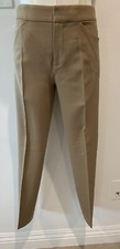 Ralph Lauren Collection Wool Straight Tapered Tan Pant Size 2