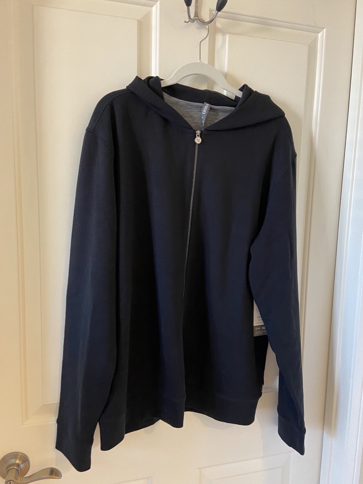 Vuori Men’s Performance Waffle Zip Hoodie Size XL Black 138 eBay