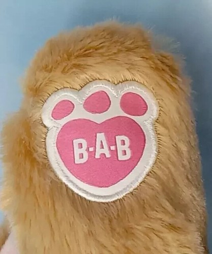 Build a Bear BAB Pawlette Brown Bunny Plush 15" Pink Floppy Ear 2017 Stuffed Toy - Picture 8 of 11