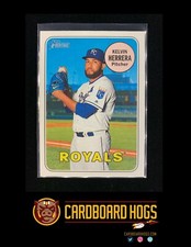 2018 Topps Heritage SP High Numbers Kelvin Herrera Kansas City Royals