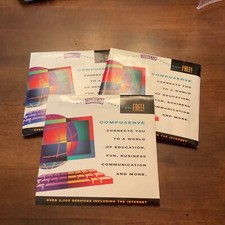 New Sealed CompuServe Software 1995 Lot Of 3