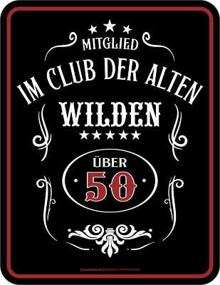 Old English Co. Lustige 50. Geburtstagskarte – Geschwindigkeitsschild-Design, Blanko Innen
