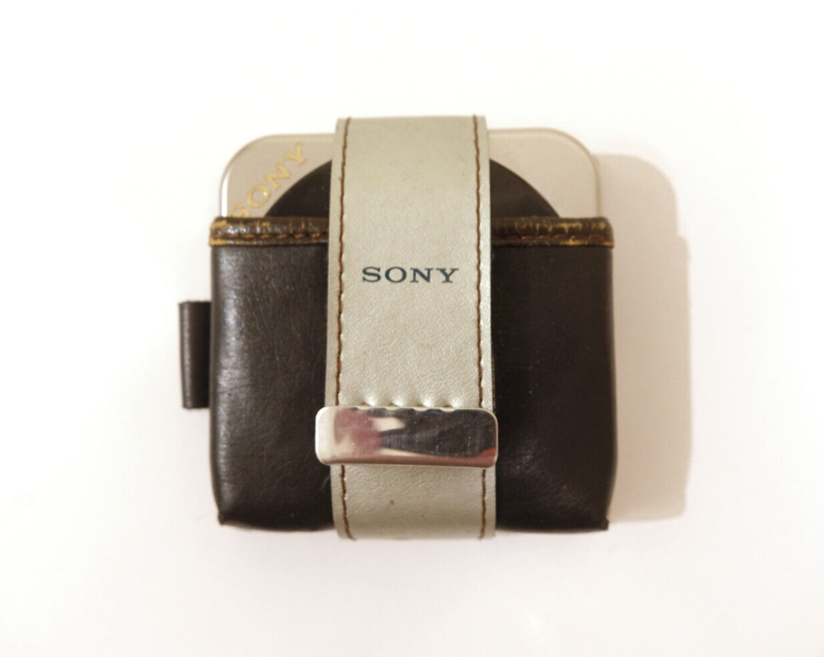 Ultra Rare Genuine Sony MDR-E282 Headphones Storage Belt Case