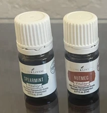 NEW Young Living Essential Oils SPEARMINT & NUTMEG 5ml Sealed Free Ship