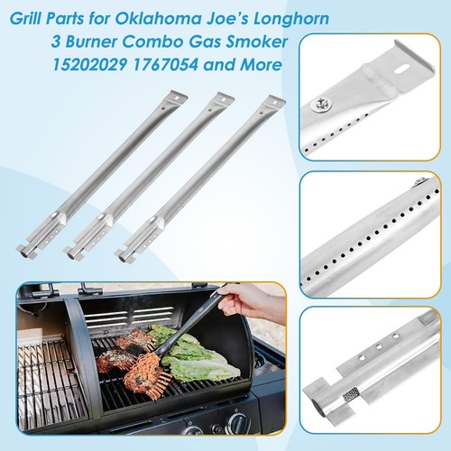 Pièces de Gril pour Oklahoma Joe's Longhorn Combo Charbon/Gaz Fumeur Grill 3 Bur... - Photo 4/7