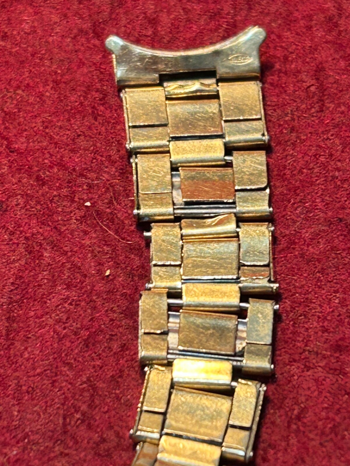 Vintage rolled gold Rolex watch bracelet . 1950's . Spares or repair eBay
