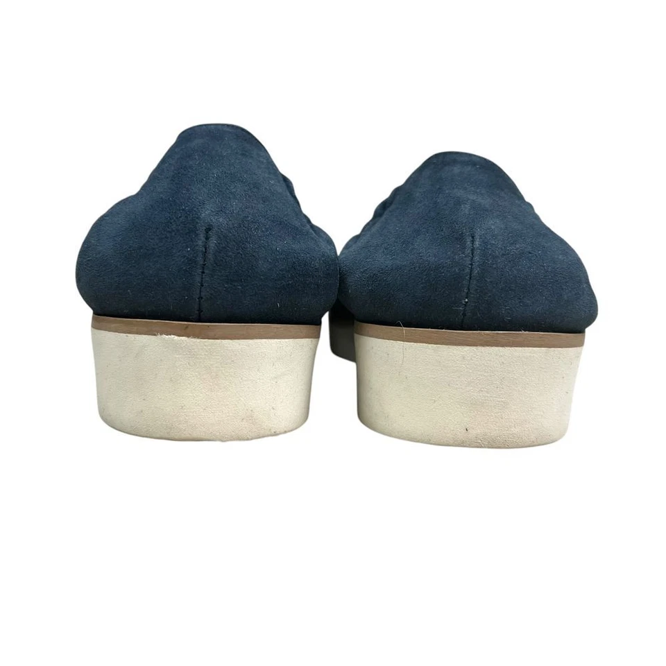 Mocasines de gamuza Maripe para mujer zapatos informales azul marino sin cordones plantilla acolchada talla 8-8,5 Foto 2 de 4