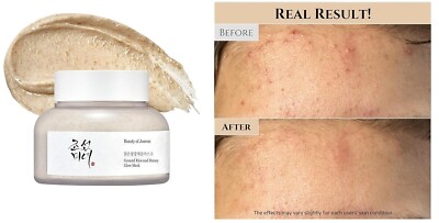Korean Skincare Ground Rice and Honey Glow Mask, Pore Care for Sensitive Skin