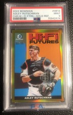 PSA 9 2022 Bowman Chrome Adley Rutschman Hi-Fi Futures Gold Refractor 06/50