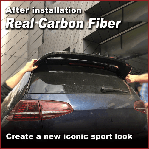Carbon Dachspoiler Lippe Heckspoiler Heckflügel Passt für VW Golf 7 VII GTI R - Bild 3 von 11