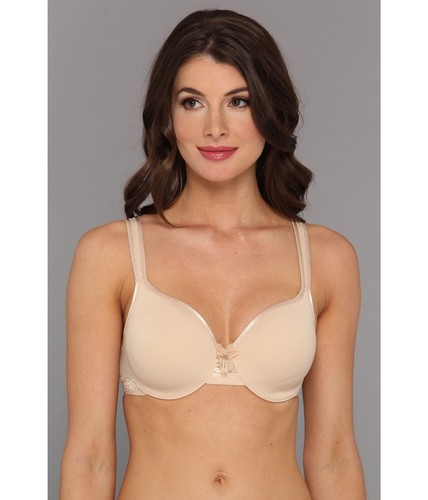 NWT Le Mystere 2285 Sleek Seduction Spacer T-Shirt Bra 32F Almond Full Coverage - Picture 4 of 4