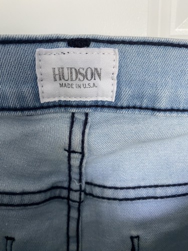 Hudson Women's Nico Mid-Rise Super Skinny Jeans - Size 27 - Light Blue - New - Picture 14 of 19