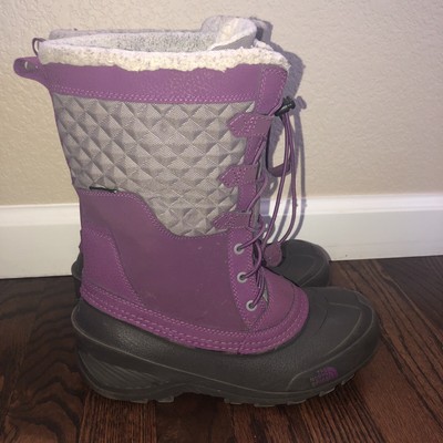 north face purple boots
