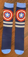Marvel Casual Crew Socks - Mens 8 to 12 - Captain America - SK018
