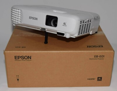 SEIKO EPSON EB-E01 business projector white home appliance