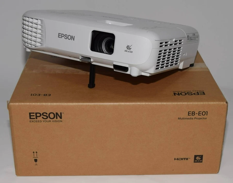 SEIKO EPSON EB-E01 business projector white home appliance brand NEW - Image 4 of 4