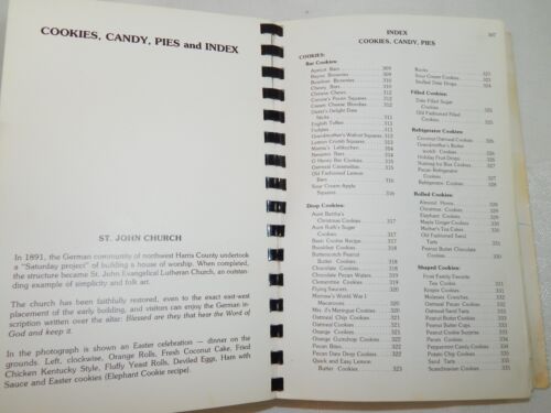 The Harris County Heritage & Conservation Society Cookbook, Houston, Texas 1979 - Picture 13 of 21