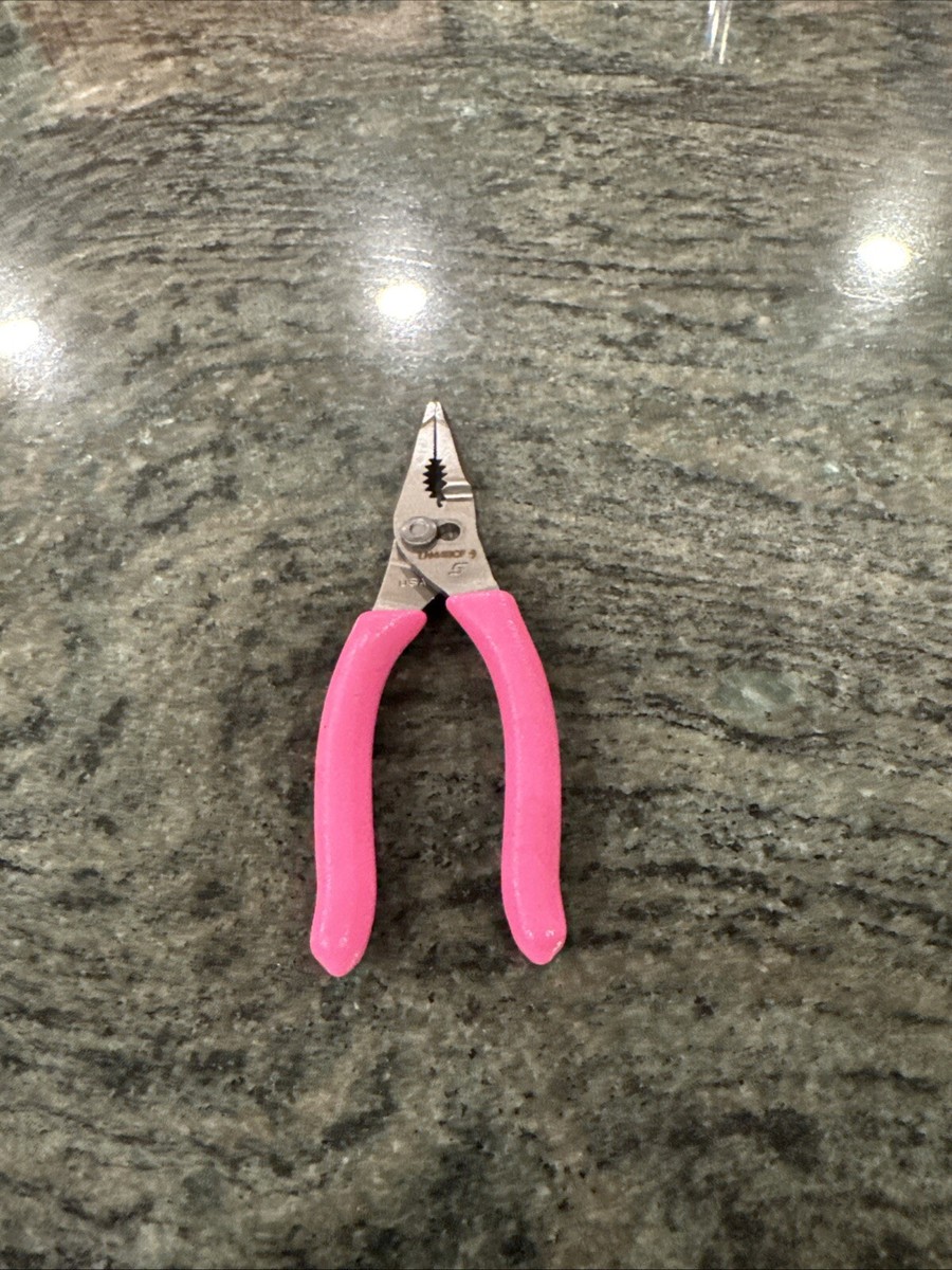 Snap On ln44bcf 5”talon grip®️ long nose slip joint pliers in