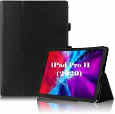 For Apple iPad Pro 11 (2020) 11-inch 2nd Gen Leather Flip Smart Stand Case Cover