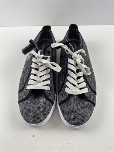 Ben Sherman CONALL LO Gray/Black Textile Lace Up Low Top Sneakers Mens Size 10.5 - Picture 6 of 9