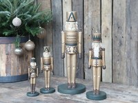 "Deko Nussknacker 32 Cm (\"Antique Gold\", Chic Antique, Xmas, Deko, Weihnachten)"
