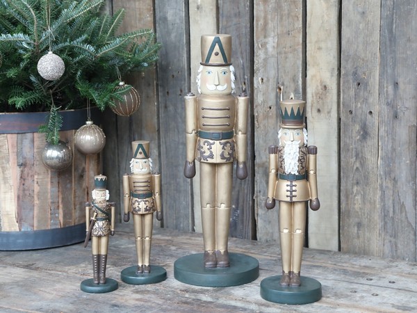 "Deko Nussknacker 32 Cm (\"Antique Gold\", Chic Antique, Xmas, Deko, Weihnachten)"-image
