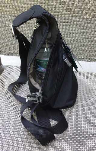 NWT Baggallini Mini Sling Crossbody Shoulder Bag Black $85 MSRP - Picture 4 of 9