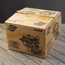 WEST BEND Automatic Egg Cooker 86618 NOS Original Box Instructions Vintage