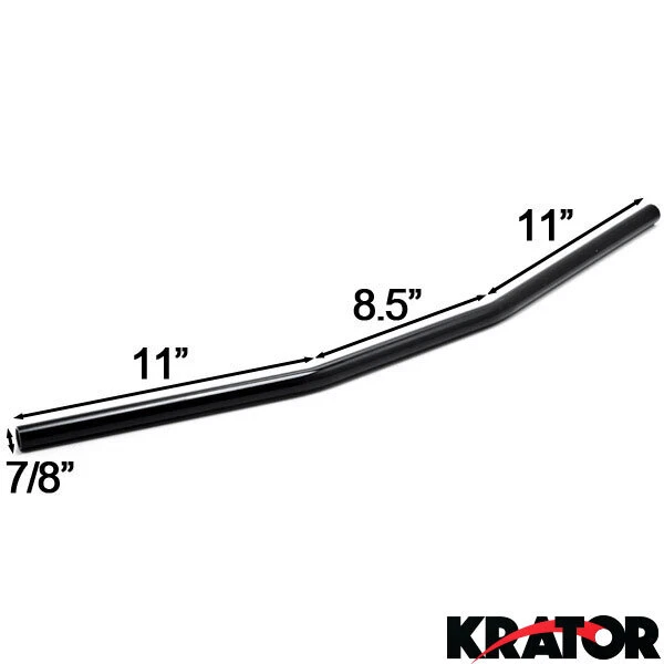 Manillar de moto 7/8" acero negro para Ducati Streetfighter Street Fighter Foto 3 de 4