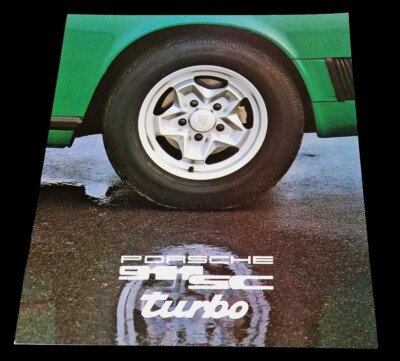 PORSCHE 911 SC TURBO G-Modell Prospekt Brochure Hochglanz plus Technik 1978 G