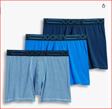 Jockey Men's Underwear Active Microfiber Boxer Brief - 3 Pack - SIZE Small