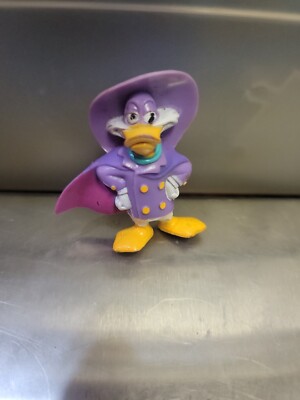 1992 Vintage Darkwing Duck Disney Kellogg 2'' Cereal Premium PVC Figure Toy Cake