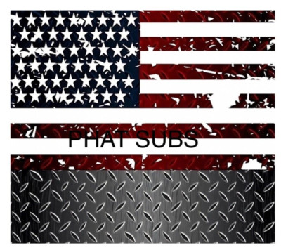 20oz Sublimation Tumbler Wrap Metal American Flag Ready To Press Heat Transfer