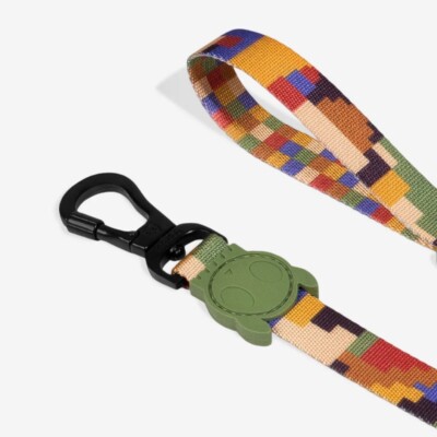 ZEE.DOG Durable Premium Dog Leash | Security Hook That Locks for Safety | Pixel